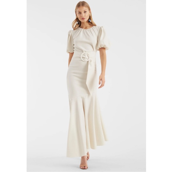 Sachin And Babi Camila Crepe Ruched Mermaid Dress - Picture 1 of 10